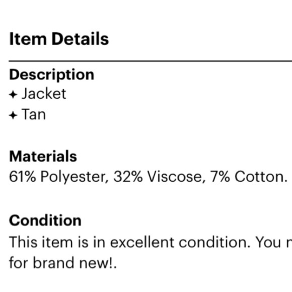 Tahari | Blazer Beige Career Professional 10 Petite Twill Cream Khaki - Picture 3 of 8